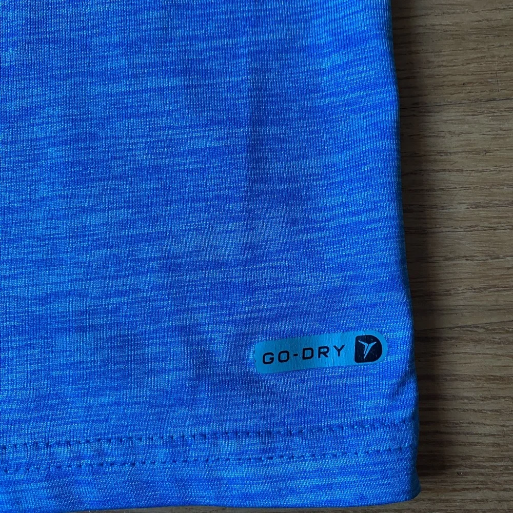 Old Navy Kids Boys M (8) Polo in Bright Blue Go-Dry